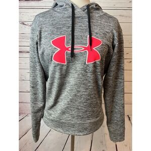 Under Armour Coldgear Storm Hoodie Sweatshirt Womens size Small Pullover Gray